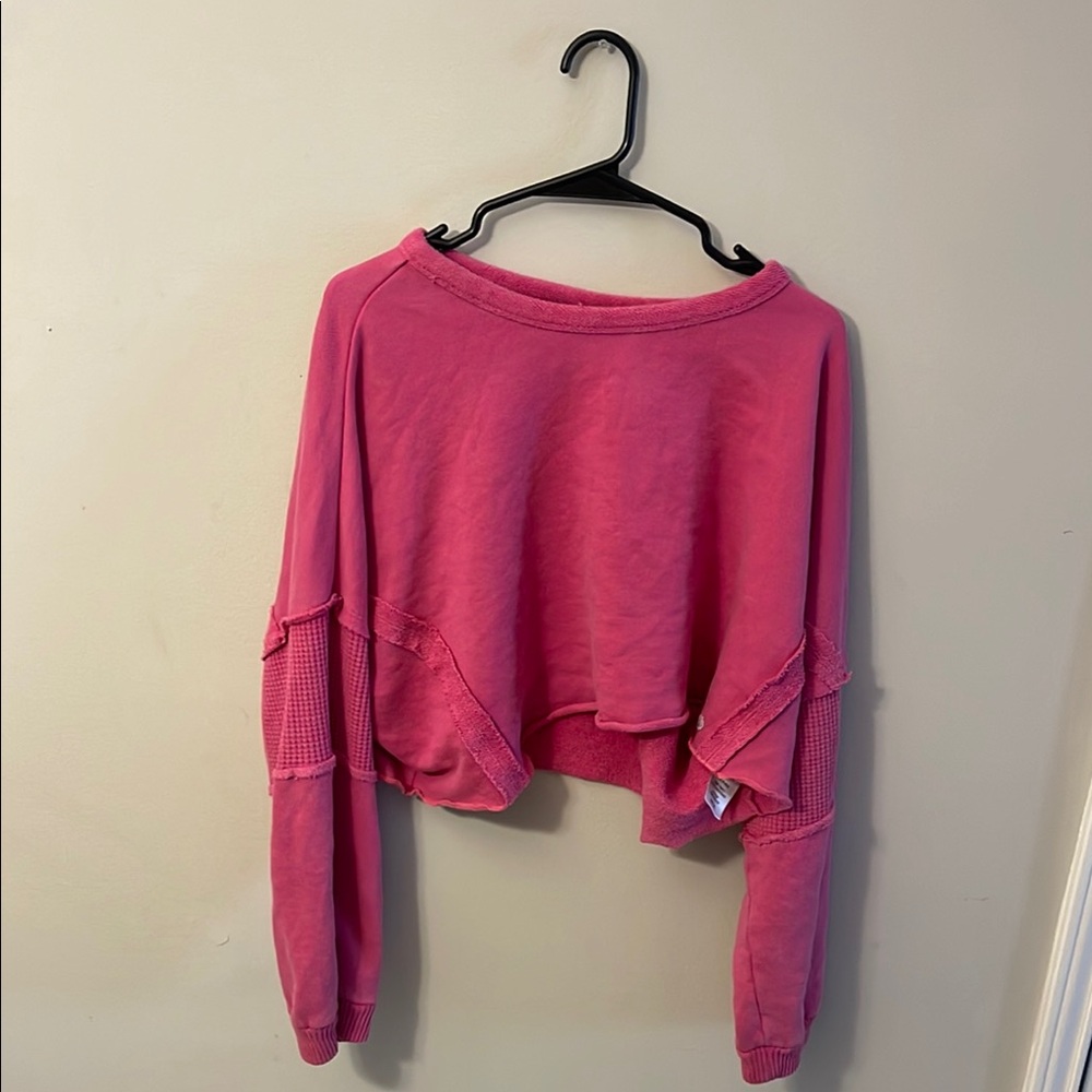 Women's Pink Cropped Top